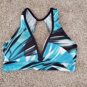 Blue Brazilian Sports Bra